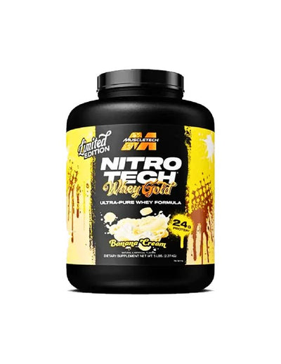 MuscleTech Nitro-Tech 100% Whey Gold Banana Cream