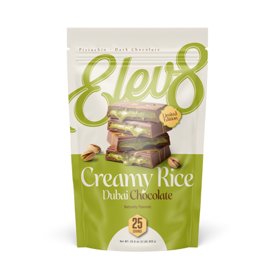 Elev8 Creamy Rice Dubai Chocolate
