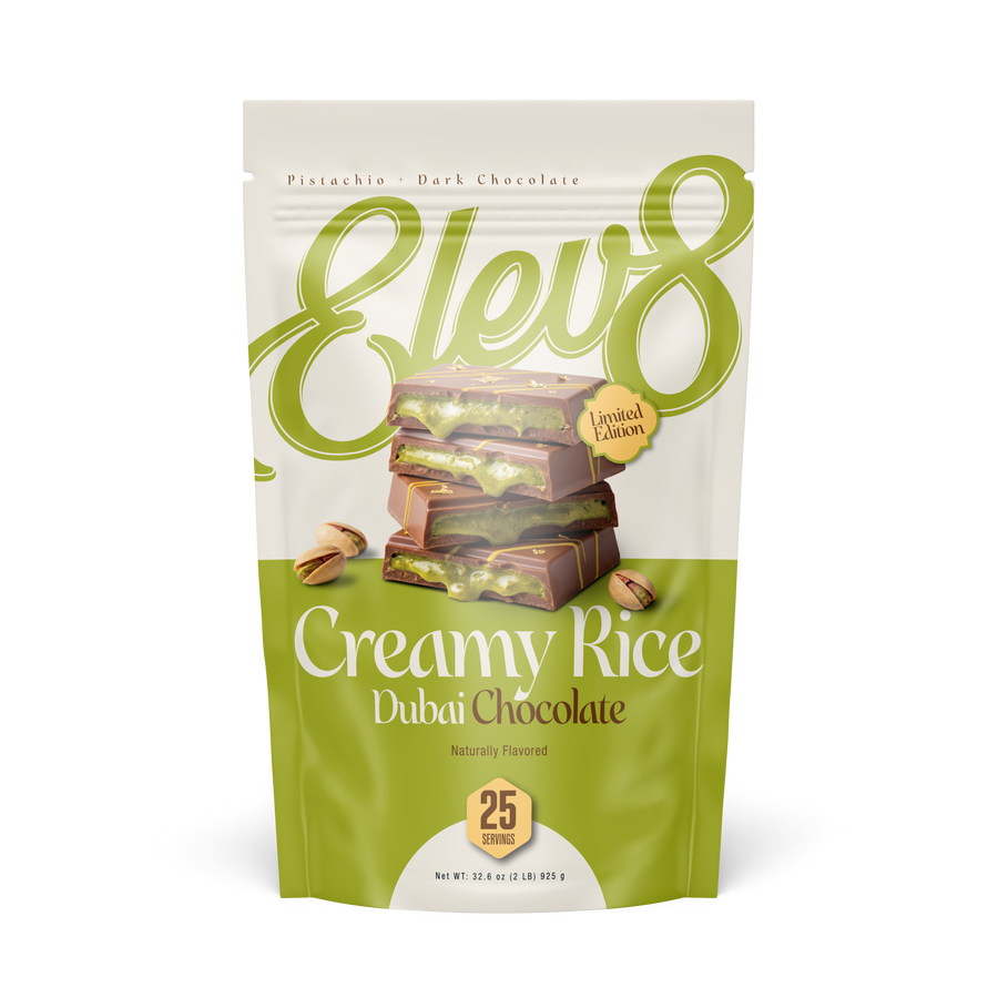 Elev8 Creamy Rice Dubai Chocolate