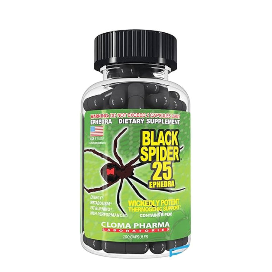 Cloma Pharma Black Spider 25 Ephedra