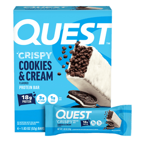 Quest Cookies & Cream Crispy Hero Protein Bar